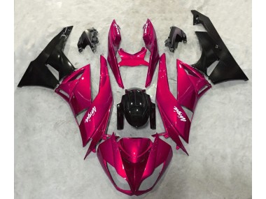 Rouge Vif Brillant 09-12 Kawasaki ZX6R Carénage