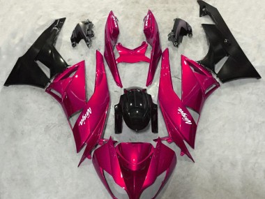 Rouge Vif Brillant 09-12 Kawasaki ZX6R Carénage