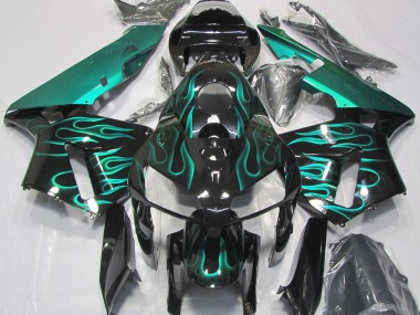 Sarcelle Brillant Flamme 05-06 Honda CBR600RR Carénage