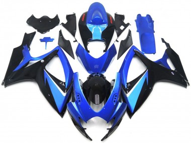 Spécial Bleu & Noir 06-07 Suzuki GSXR 600-750 Carénage