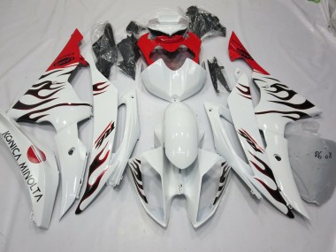Speciale Fiamma Rosso 08-16 Yamaha R6 Carénage