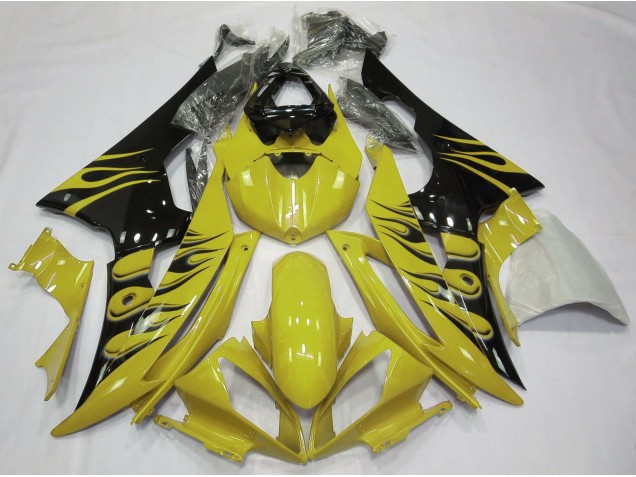 Stile Fiamma Giallo 08-16 Yamaha R6 Carénage Stile Fiamma Giallo 08-16 Yamaha R6 Carénage