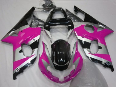 Style Argent Rose OEM 00-02 Suzuki GSXR 1000 Carénage