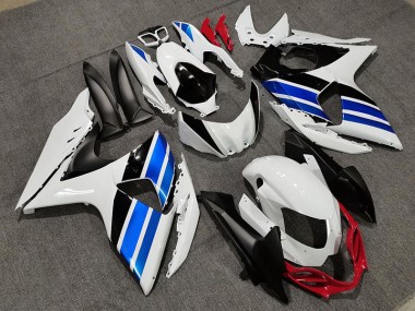 Style Blanc Bleu & Rouge 09-16 Suzuki GSXR 1000 Carénage