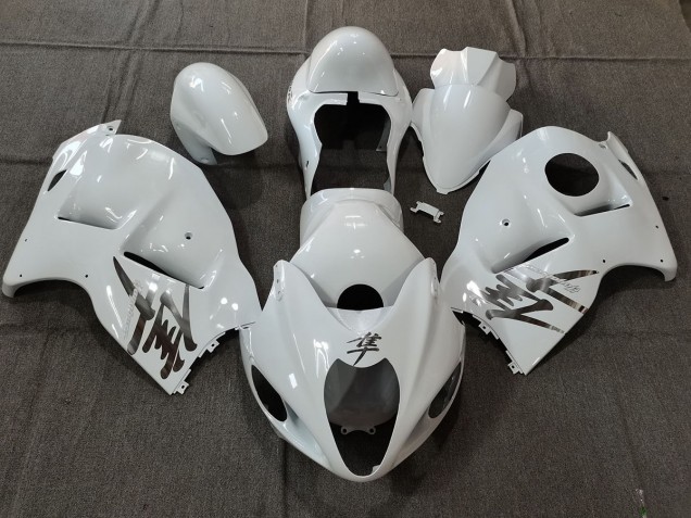Style Blanc Brillant OEM Avec Décalcomanies Argentées 97-07 Suzuki GSXR 1300 Carénage Style Blanc Brillant OEM Avec Décalcomanies Argentées 97-07 Suzuki GSXR 1300 Carénage