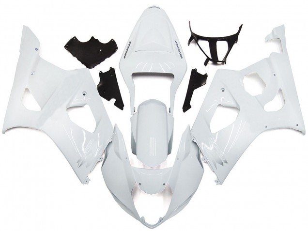 Style Blanc Brillant Uni 03-04 Suzuki GSXR 1000 Carénage Style Blanc Brillant Uni 03-04 Suzuki GSXR 1000 Carénage