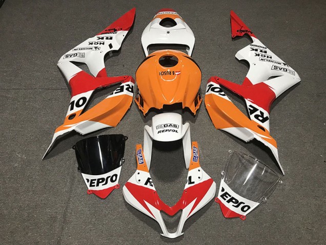 Style Blanc Repsol 07-08 Honda CBR600RR Carénage Style Blanc Repsol 07-08 Honda CBR600RR Carénage