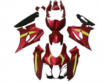 Style De Crosse Rouge 17-23 Suzuki GSXR 1000 Carénage
