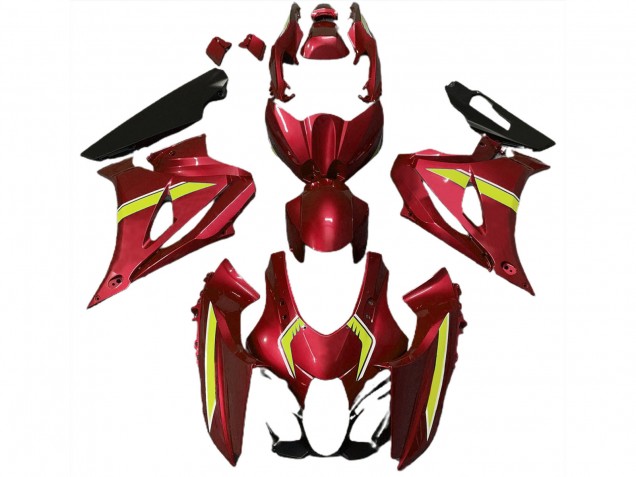 Style De Crosse Rouge 17-23 Suzuki GSXR 1000 Carénage Style De Crosse Rouge 17-23 Suzuki GSXR 1000 Carénage