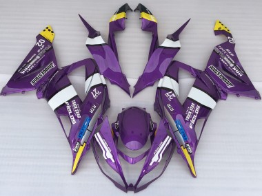 Style De Logo Violet 13-18 Kawasaki ZX6R Carénage