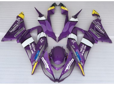 Style De Logo Violet 13-18 Kawasaki ZX6R Carénage