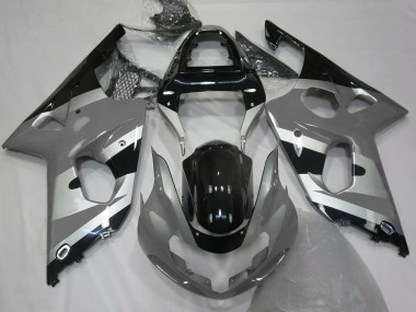 Style Gris Argent OEM 00-02 Suzuki GSXR 1000 Carénage
