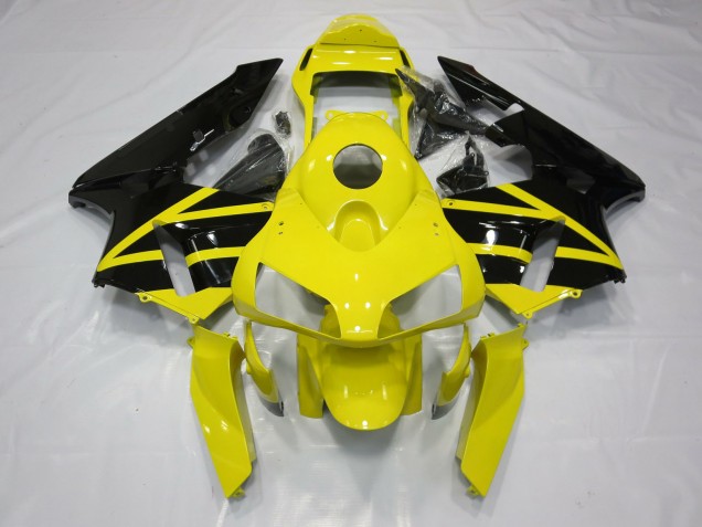 Style Jaune & Noir OEM 03-04 Honda CBR600RR Carénage Style Jaune & Noir OEM 03-04 Honda CBR600RR Carénage