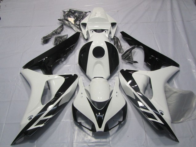 Style Noir & Blanc OEM Sans Décalcomanies 06-07 Honda CBR1000RR Carénage Style Noir & Blanc OEM Sans Décalcomanies 06-07 Honda CBR1000RR Carénage