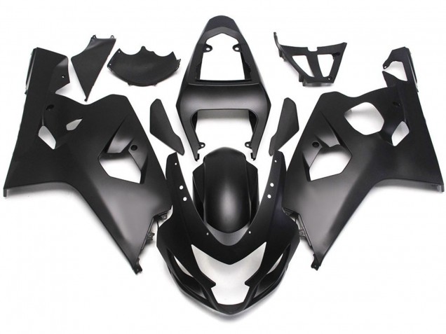 Style Noir Mat Avec Décalcomanies Rouges 04-05 Suzuki GSXR 600-750 Carénage Style Noir Mat Avec Décalcomanies Rouges 04-05 Suzuki GSXR 600-750 Carénage