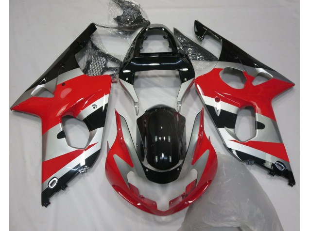 Style Rouge Argent OEM 00-02 Suzuki GSXR 1000 Carénage Style Rouge Argent OEM 00-02 Suzuki GSXR 1000 Carénage