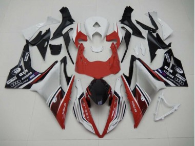 Style Rouge Blanc & Noir 13-16 Triumph Daytona 675 Carénage