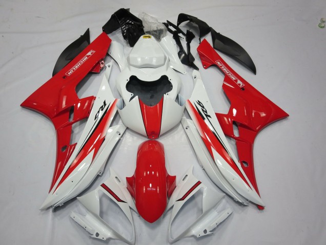 Style Rouge Blanc OEM 06-07 Yamaha R6 Carénage Style Rouge Blanc OEM 06-07 Yamaha R6 Carénage