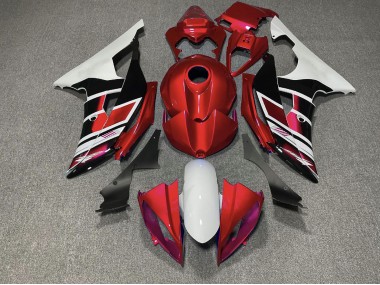 Style Rouge Noir & Blanc OEM 08-16 Yamaha R6 Carénage