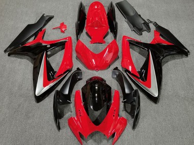 Style Rouge Noir OEM 06-07 Suzuki GSXR 600-750 Carénage