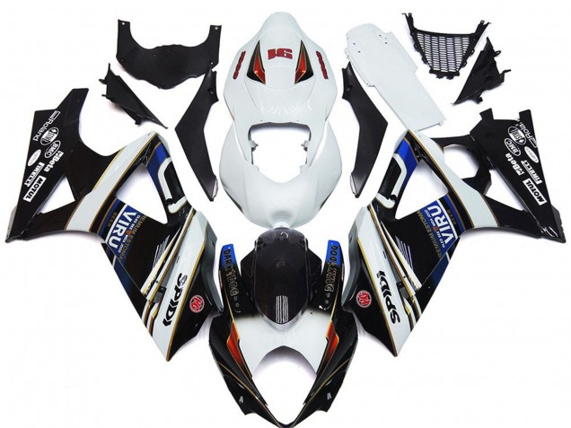 Style VIRU Personnalisé 07-08 Suzuki GSXR 1000 Carénage Style VIRU Personnalisé 07-08 Suzuki GSXR 1000 Carénage