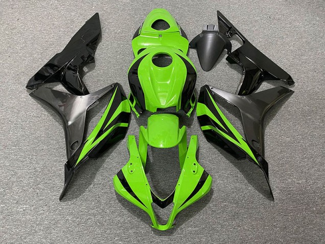 Style Vert Électrique OEM & Gris 07-08 Honda CBR600RR Carénage Style Vert Électrique OEM & Gris 07-08 Honda CBR600RR Carénage