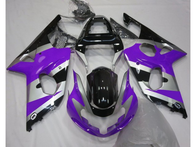 Style Violet Argent OEM 00-02 Suzuki GSXR 1000 Carénage Style Violet Argent OEM 00-02 Suzuki GSXR 1000 Carénage