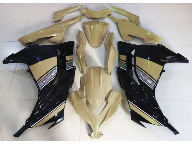 Tan Du Désert & Noir 13-18 Kawasaki Ninja 300 Carénage Tan Du Désert & Noir 13-18 Kawasaki Ninja 300 Carénage