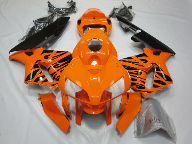 Tribale Orange 05-06 Honda CBR600RR Carénage Tribale Orange 05-06 Honda CBR600RR Carénage