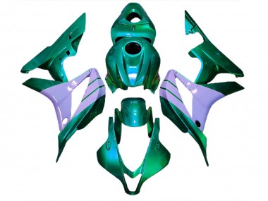 Turquoise & Violet Laiteux 07-08 Honda CBR600RR Carénage