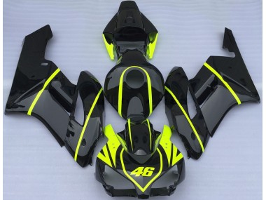 Tutto Nero E Alta Visibilità 46 04-05 Honda CBR1000RR Carénage