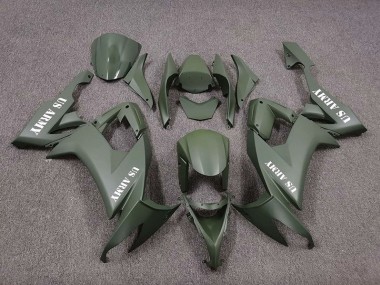 US Army Vert Mat 08-10 Kawasaki ZX10R Carénage