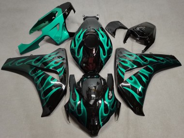 Verde Acqua Fiamma 08-11 Honda CBR1000RR Carénage