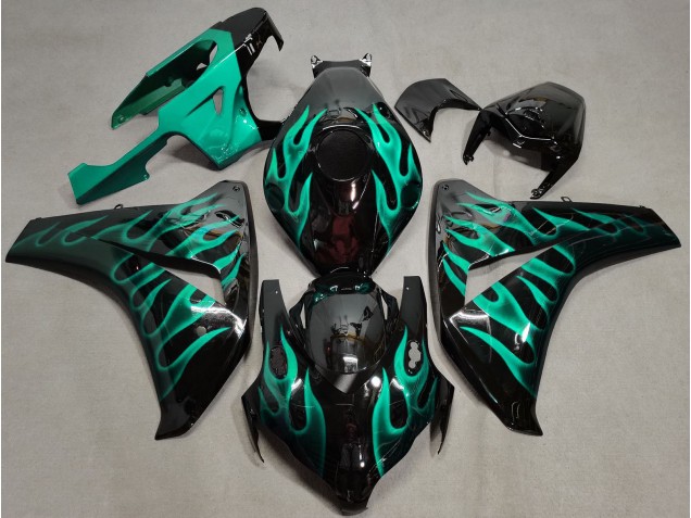 Verde Acqua Fiamma 08-11 Honda CBR1000RR Carénage Verde Acqua Fiamma 08-11 Honda CBR1000RR Carénage