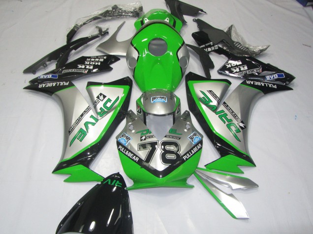 Vert Argent 12-16 Honda CBR1000RR Carénage Vert Argent 12-16 Honda CBR1000RR Carénage