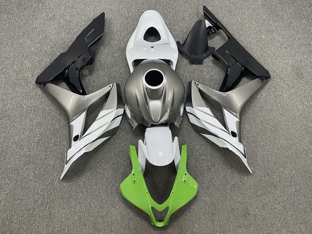 Vert Blanc & Gris 07-08 Honda CBR600RR Carénage Vert Blanc & Gris 07-08 Honda CBR600RR Carénage