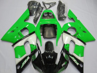 Vert Blanc & Noir 98-02 Yamaha R6 Carénage