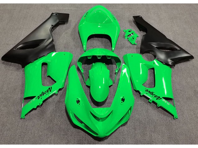 Vert Brillant 05-06 Kawasaki ZX6R Carénage Vert Brillant 05-06 Kawasaki ZX6R Carénage
