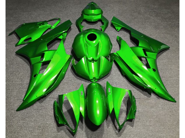 Vert Brillant 06-07 Yamaha R6 Carénage Vert Brillant 06-07 Yamaha R6 Carénage