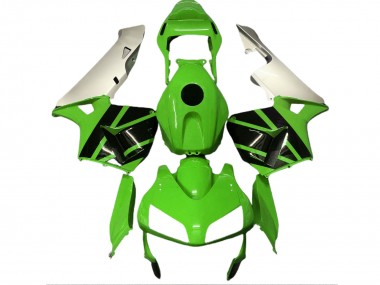 Vert Brillant & Argent Mat 03-04 Honda CBR600RR Carénage