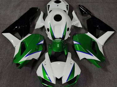 Vert Brillant Blanc & Bleu 13-23 Honda CBR600RR Carénage