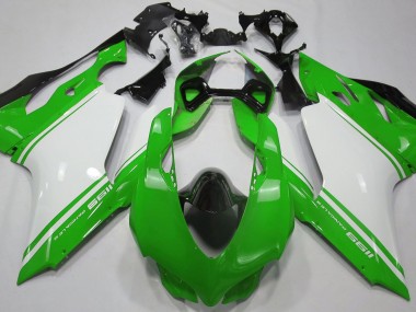 Vert Brillant Blanc & Noir 11-14 Ducati 1199 Carénage