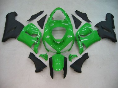 Vert Brillant Mat 05-06 Kawasaki ZX6R Carénage