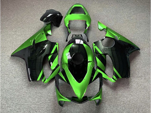 Vert Brillant & Noir 01-03 Honda CBR600 F4i Carénage Vert Brillant & Noir 01-03 Honda CBR600 F4i Carénage