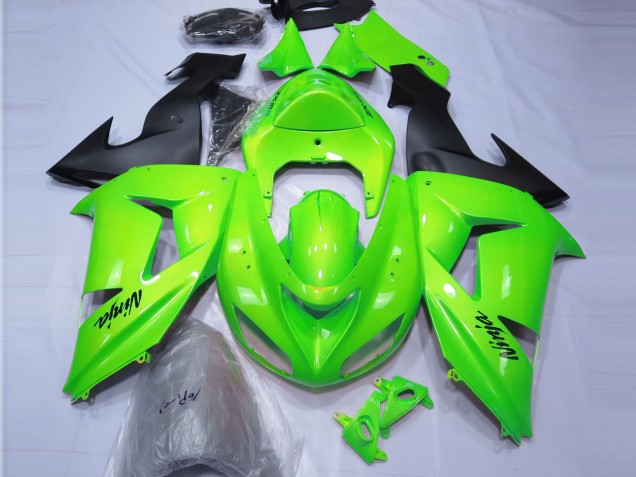 Vert Citron 06-07 Kawasaki ZX10R Carénage Vert Citron 06-07 Kawasaki ZX10R Carénage