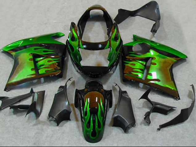 Vert Flamme 96-07 Honda CBR1100XX Carénage Vert Flamme 96-07 Honda CBR1100XX Carénage