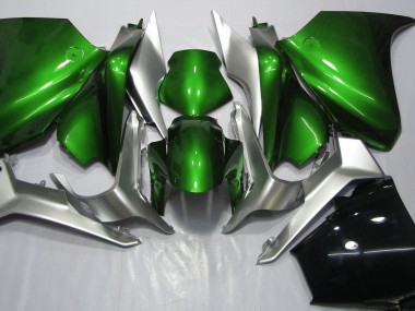 Vert Foncé & Argent 10-13 Honda VFR1200 Carénage