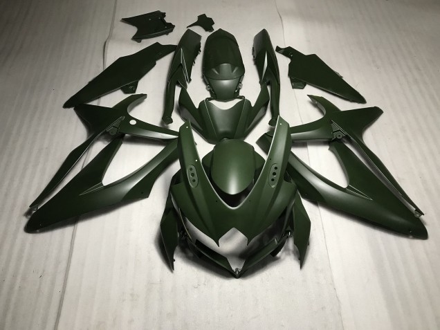 Vert Mat 08-10 Suzuki GSXR 600-750 Carénage Vert Mat 08-10 Suzuki GSXR 600-750 Carénage