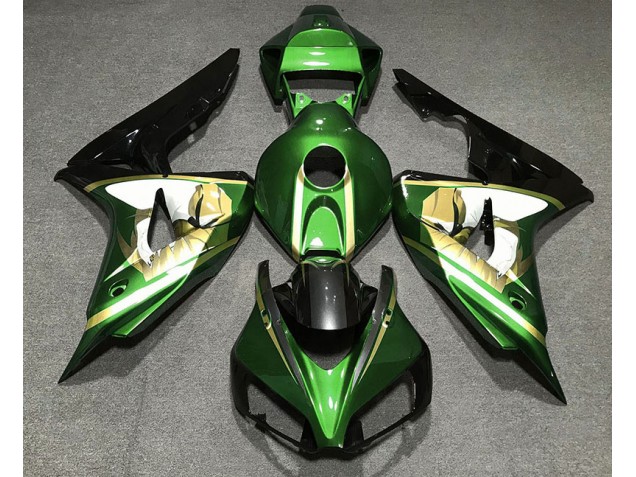 Vert & Or 06-07 Honda CBR1000RR Carénage Vert & Or 06-07 Honda CBR1000RR Carénage