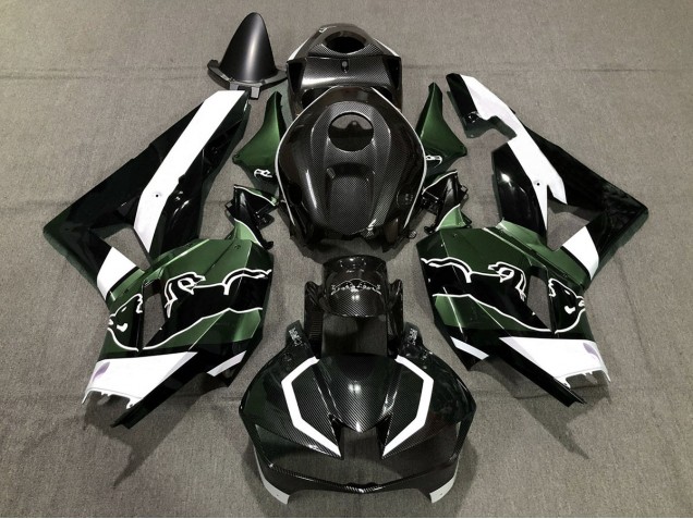 Vert Personnalisé Fibre De Carbone Taureau 13-23 Honda CBR600RR Carénage Vert Personnalisé Fibre De Carbone Taureau 13-23 Honda CBR600RR Carénage